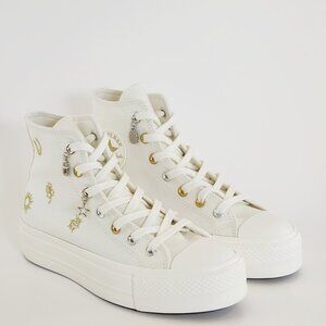 Converse CTAS Lift Hi Luck Charms Women's Platform Sneakers A13406C NWT
